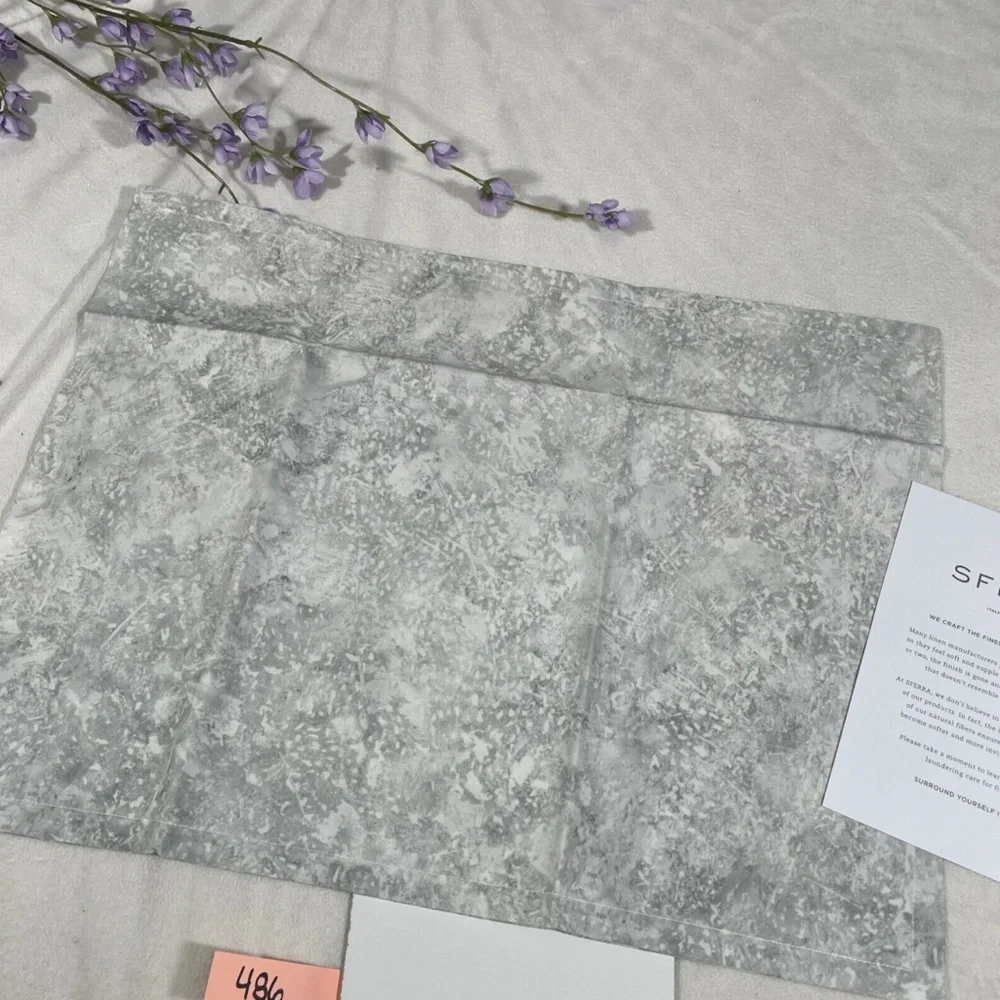 NIB SFERRA Pallani Boudoir Pillow Sham in Lunar‎ Watercolor [SZ 12 x 16 ]